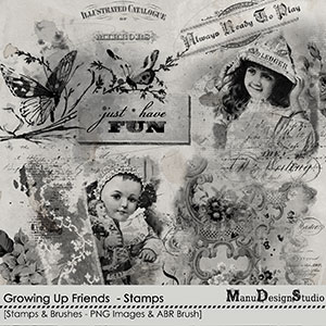 Growing Up Friends - Stamps