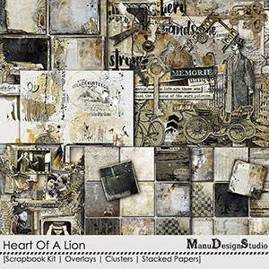 Heart Of A Lion Bundle by Manu Design Studio