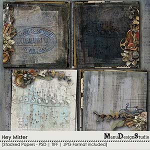 Hey Mister - Stacked Papers