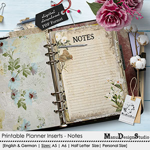 Printable Planner Notes Page