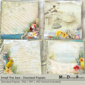 Smell The Sea - Stacked Papers