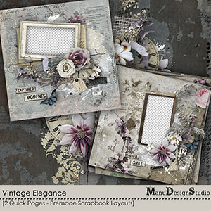 Vintage Elegance Quick Pages