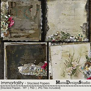 Immortality - Stacked Papers 
