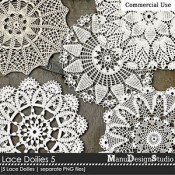 Lace Doilies No. 5 - CU