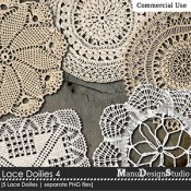 Lace Doilies No. 4 - CU