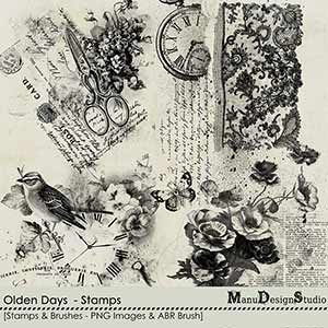 Olden Days - Stamps & Brushes