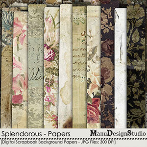 Splendorous Papers by Manu Design Studio