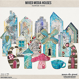 Mixed Media Houses 
