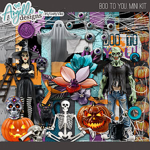 Boo To You Mini Kit by Angelle Designs