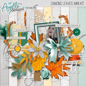 Dancing Leaves Mini Kit by Angelle Designs