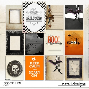 Boo-tiful fall Journal Cards