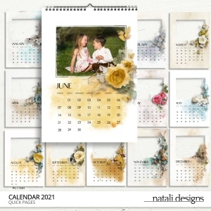 2021 Calendar Quick Pages