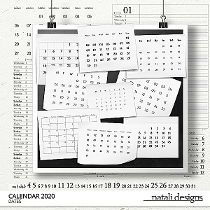 2020 Calendar Dates