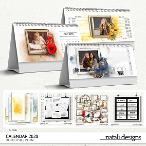 2020 Calendar Table Bundle