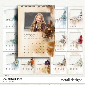 2022 Calendar Quick Pages