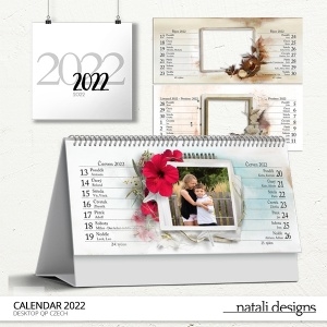 2022 Calendar Desktop Quick Pages