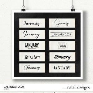 2024 Calendar Names