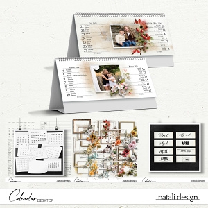 2026 Calendar Desktop All in One 