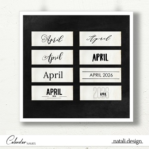 2026 Calendar Names