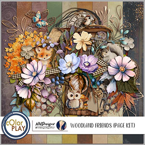 Woodland Friends (page kit)