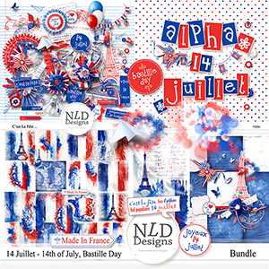 C est La Fete...Bastille Day Bundle By NLD Designs