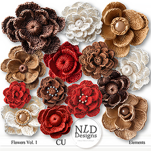 CU Flowers Vol. 1 By NLD Designs