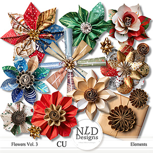 CU Flowers Vol. 3 By NLD Designs