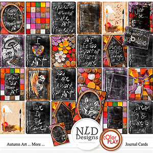 Autumn Art ... More...Journal Cards By NLD Designs