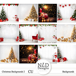 CU Christmas Backgrounds 2 By NLD Designs