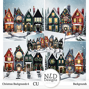 CU Christmas Backgrounds 6 By NLD Designs
