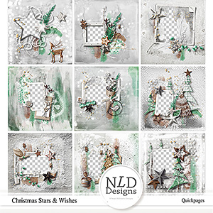 Christmas Stars & Wishes Quickpages