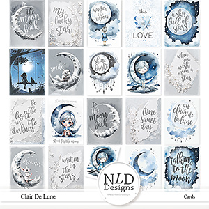 Clair De Lune Cards By NLD Designs