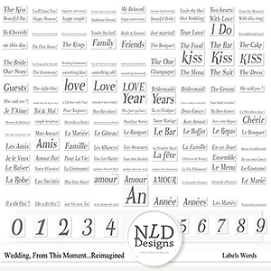 Wedding,From This Moment...Labels By NLD Designs