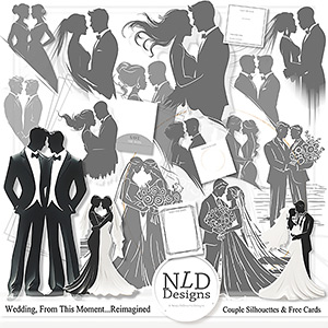 Wedding,From This Moment...Couple Silhouettes By NLD Designs