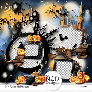 My Funny Halloween Clusters By NLD designs