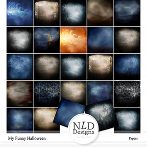 My Funny Halloween Papers By NLD designs