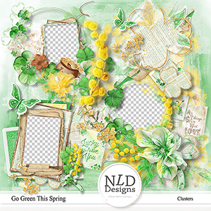 Go Green This Spring Clusters By NLD Designs