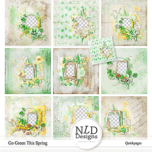 Go Green This Spring Quickpages By NLD Designs