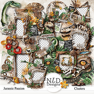 Jurassic Passion Clusters By NLD Designs