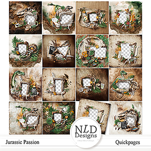 Jurassic Passion Quickpages By NLD Designs