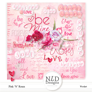 Pink'N'Roses Wordart