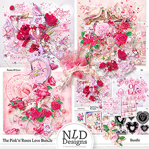 The Pink'n'Roses Love Bundle By NLD Designs