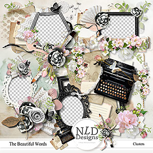 The Beautiful Words Clusters by NLD Designs