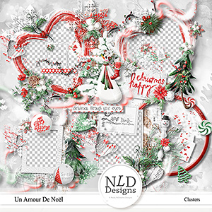 Christmas Spirit Digital Scrapbooking Kit by NLD Designs