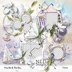 You,Me & The Sea...Clusters by NLD Designs