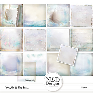 You,Me & The Sea...Papers by NLD Designs