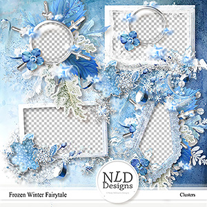 Frozen Winter Fairytale Clusters