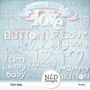 Hello Baby Wordart