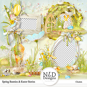 Spring Bunnies and Easter Stories Clusters