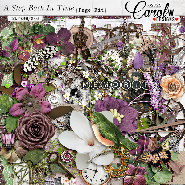 A Step Back In Time-Page Kit